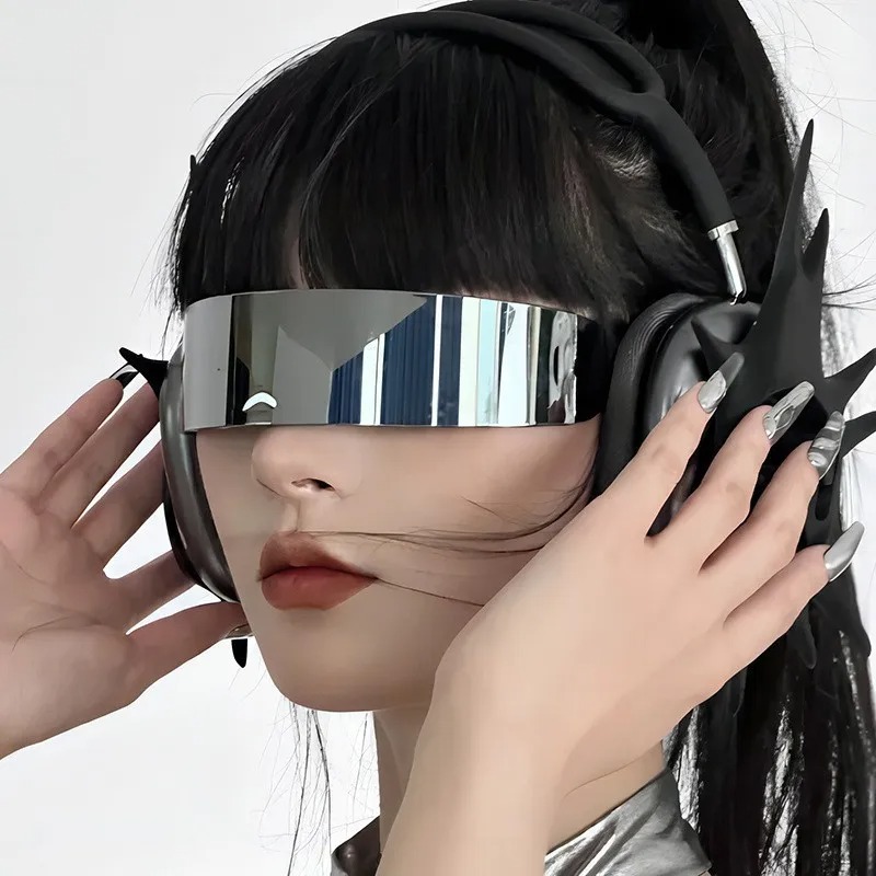 Y2K Futuristic Narrow Cyclops  - đánh giá và giá Women'S Fashion Visor