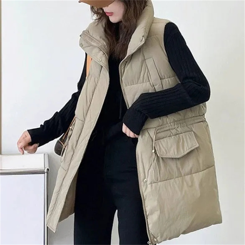 2025 New Women's Medium-length - đánh giá và giá Puffer Vest Fashion Women