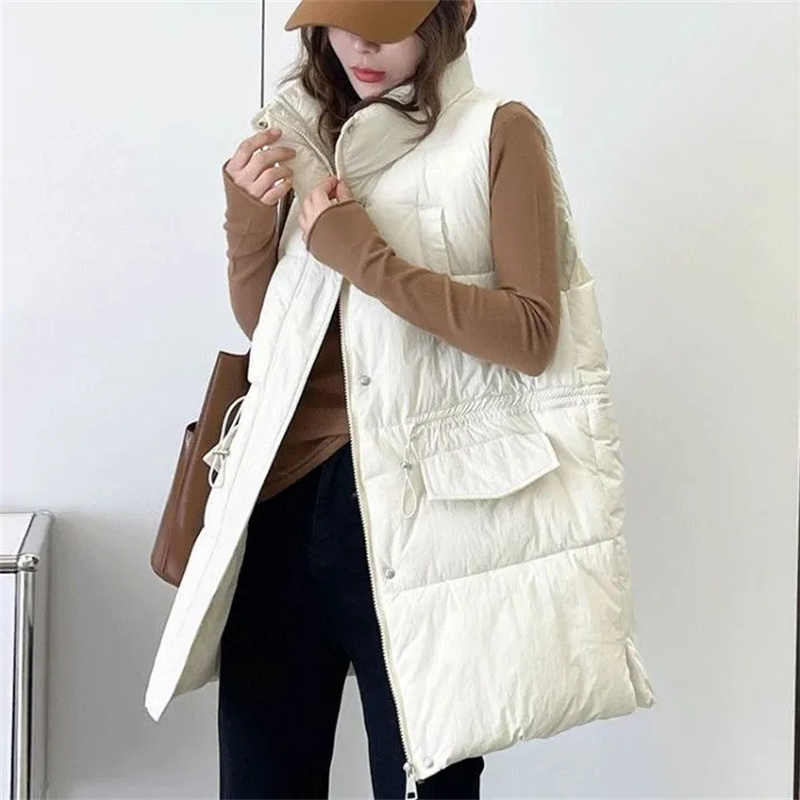 2025 New Women's Medium-length - đánh giá và giá Puffer Vest Fashion Women