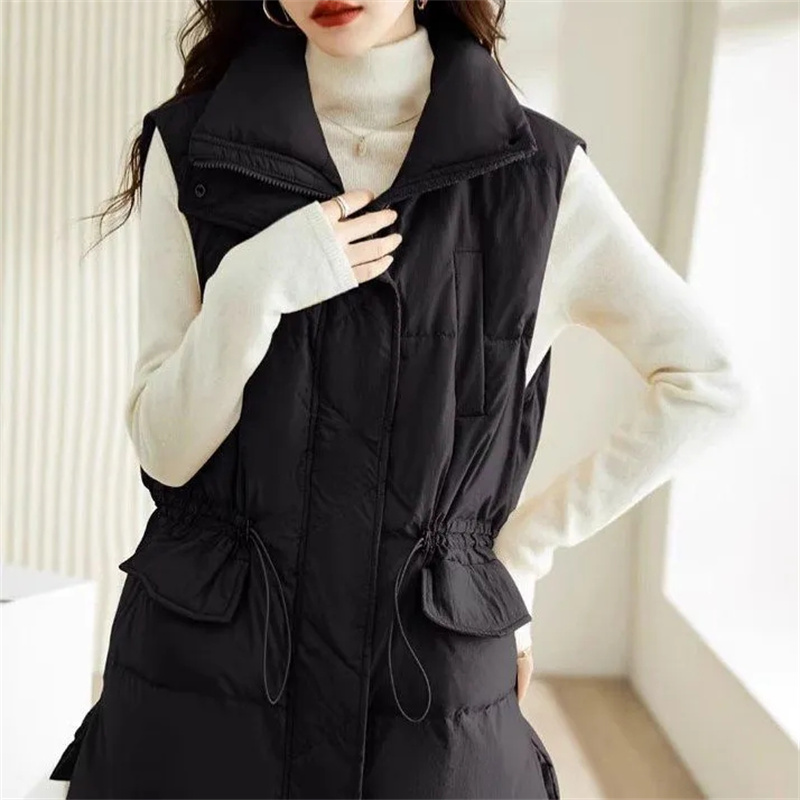 2025 New Women's Medium-length - đánh giá và giá Puffer Vest Fashion Women
