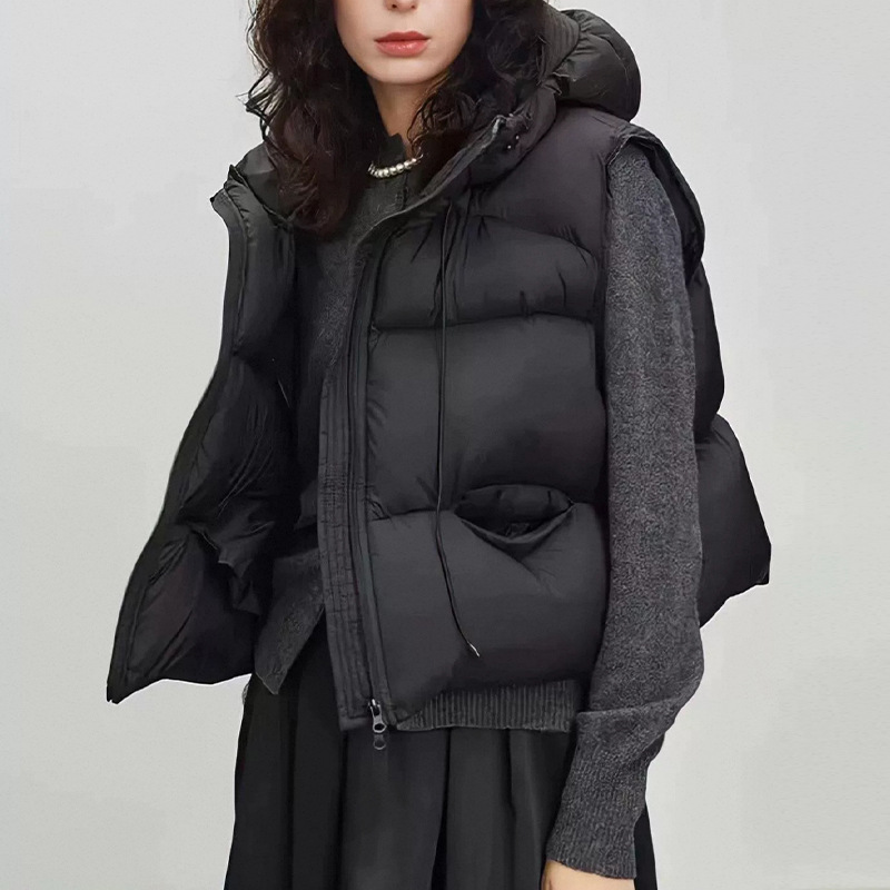 Women White Duck Down Vest Win - đánh giá và giá Puffer Vest Fashion Women