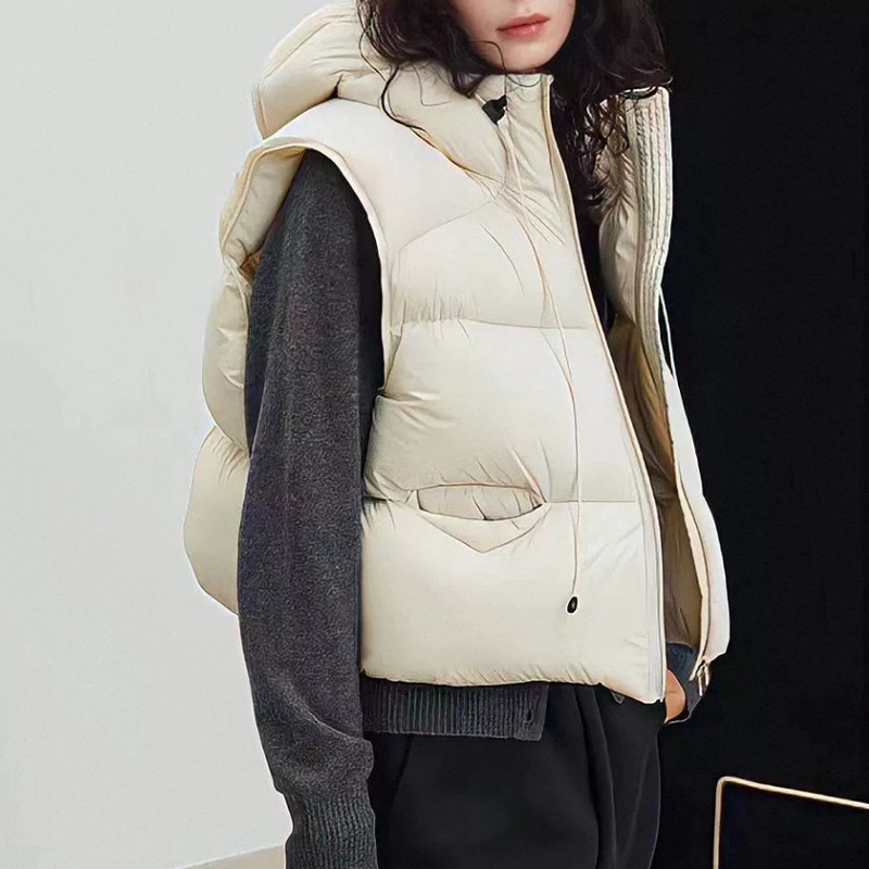 Women White Duck Down Vest Win - đánh giá và giá Puffer Vest Fashion Women