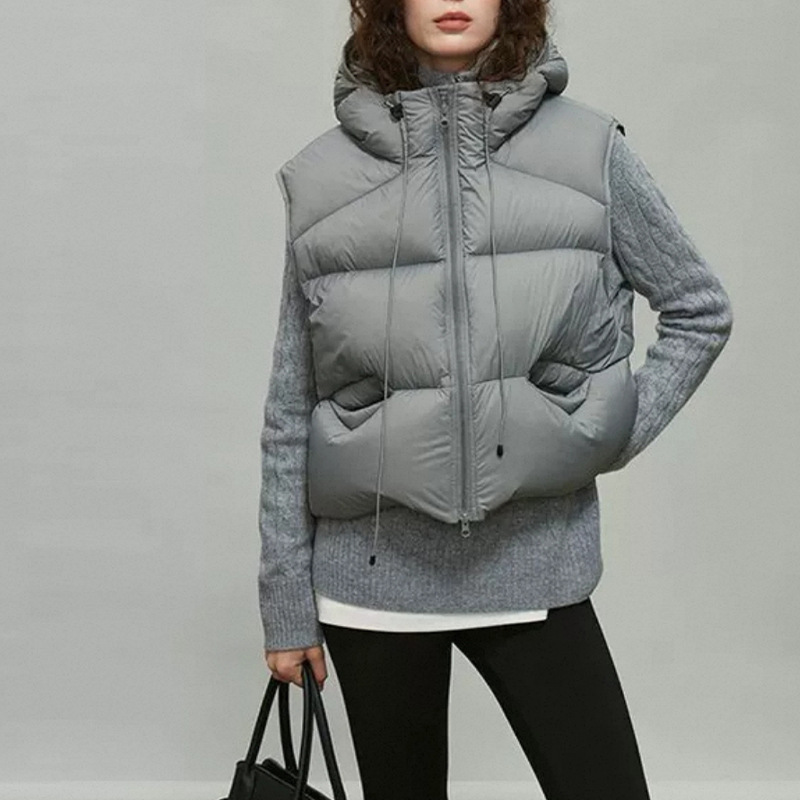 Women White Duck Down Vest Win - đánh giá và giá Puffer Vest Fashion Women