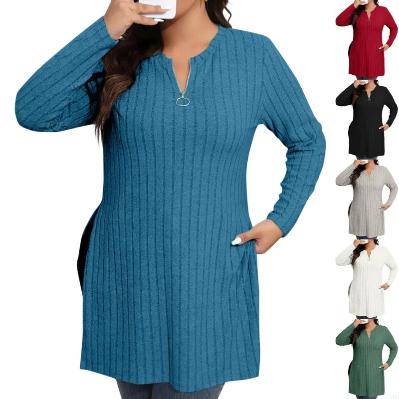 77HE Khu Phố Khóa Kéo Áo Chui  - đánh giá và giá Women'S Fashion Quarter Zip
