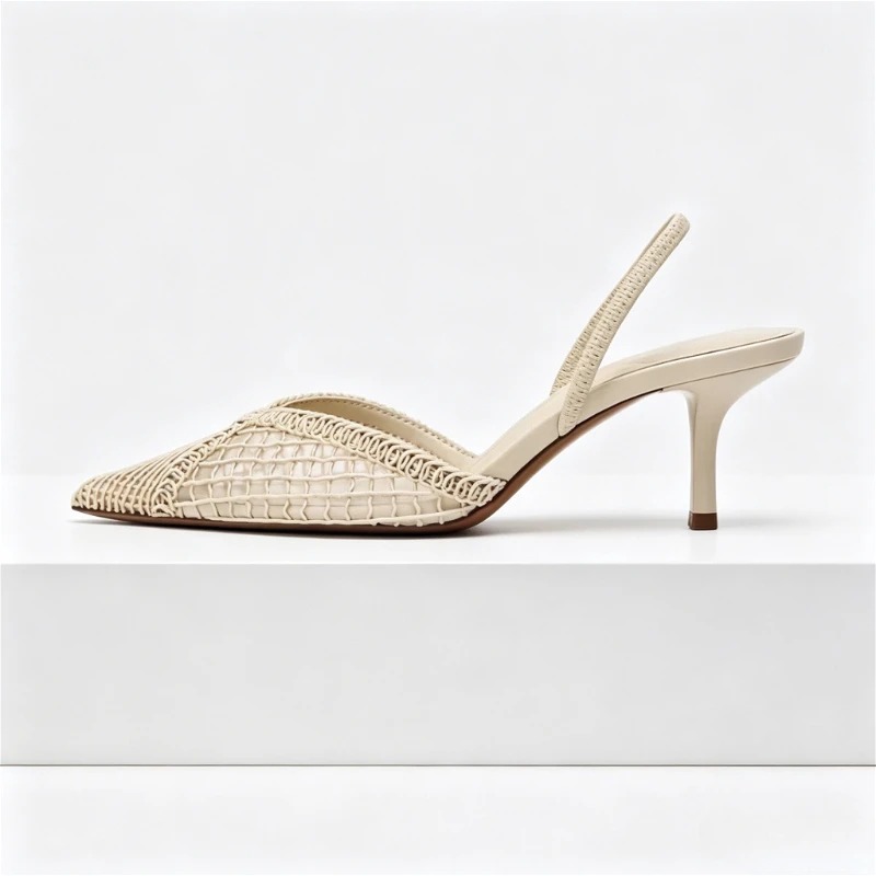 Mesh Woven Heeled Sandals Wome - đánh giá và giá Women'S Fashion Brands