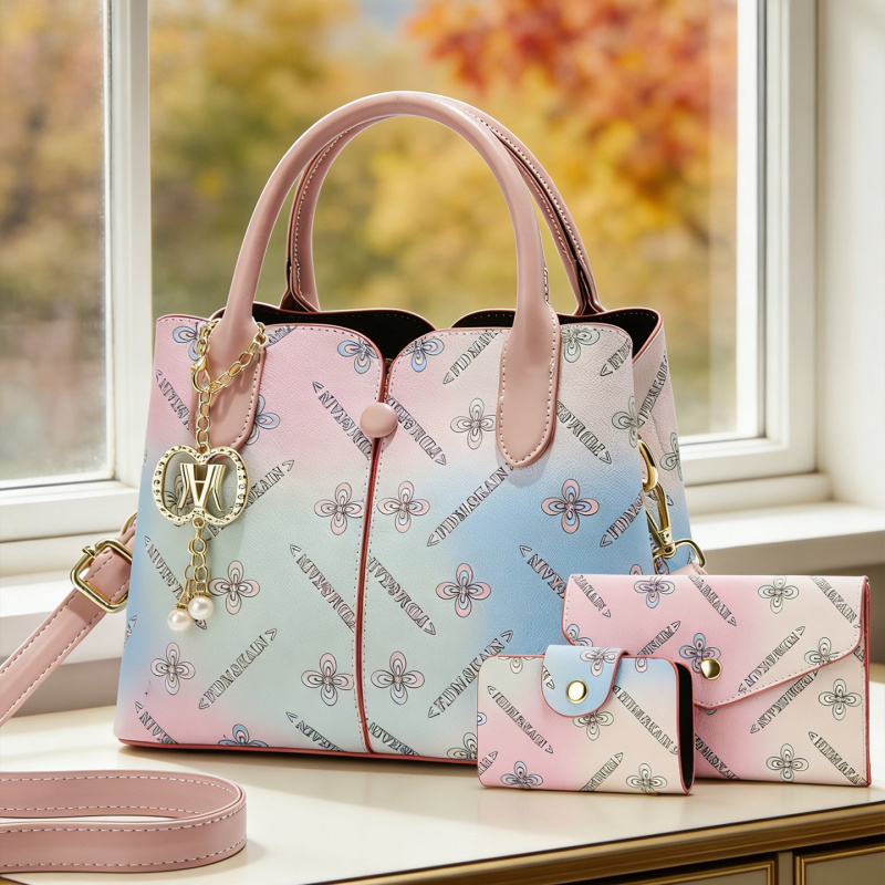 Gradient Women's Three-piece S - đánh giá và giá Crossbody Bag Women