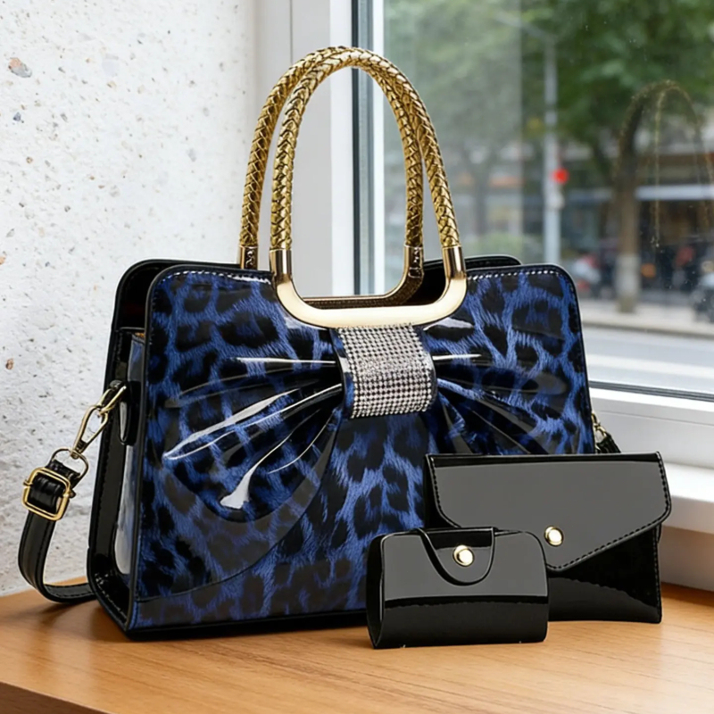 Butterfly Knot Leopard Print W - đánh giá và giá Crossbody Bag Women